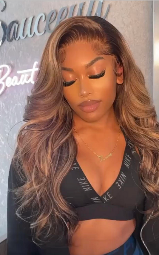 HIGHLIGHT BODY WAVE HD LACE WIG